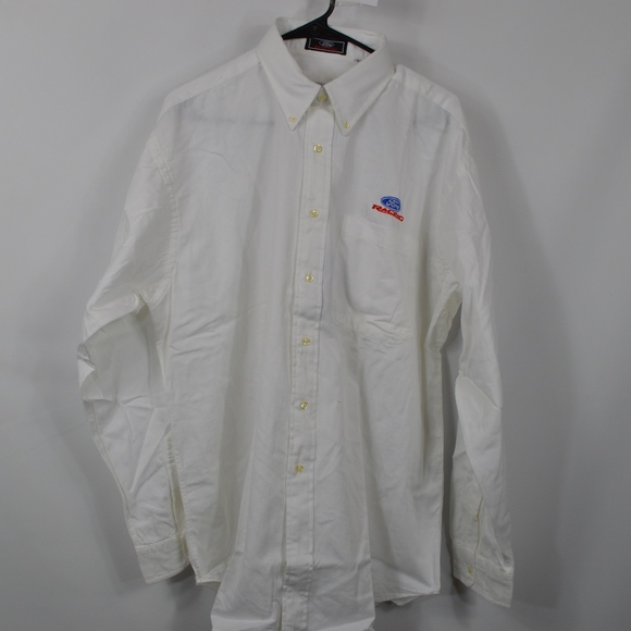 Ford Racing Mens Large New Long Sleeve Dress Shirt - Picture 1 of 5